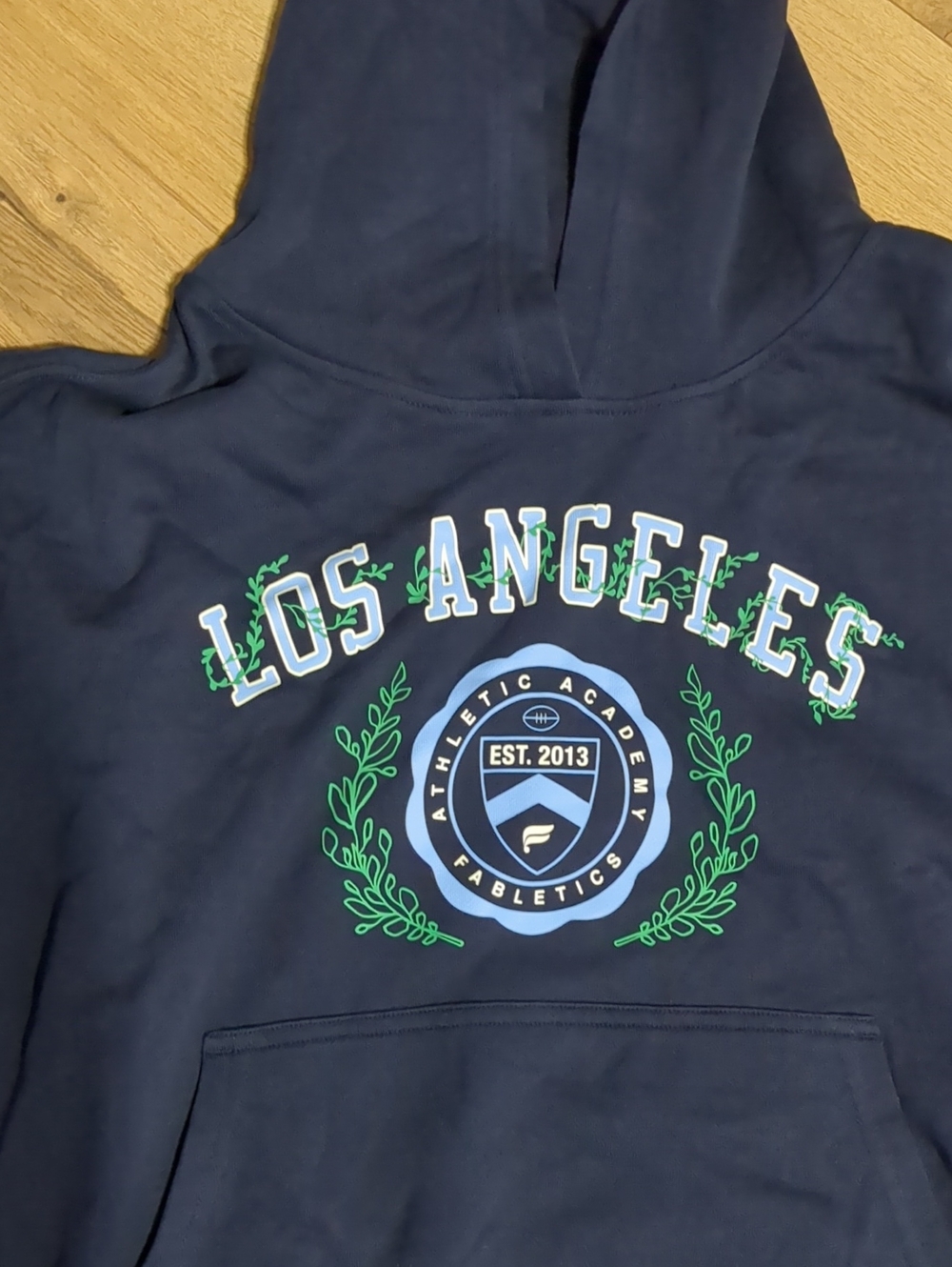 Fabletics Year Round Terry Navy Blue Women's Hoodie Size XXL - Picture 4 of 9